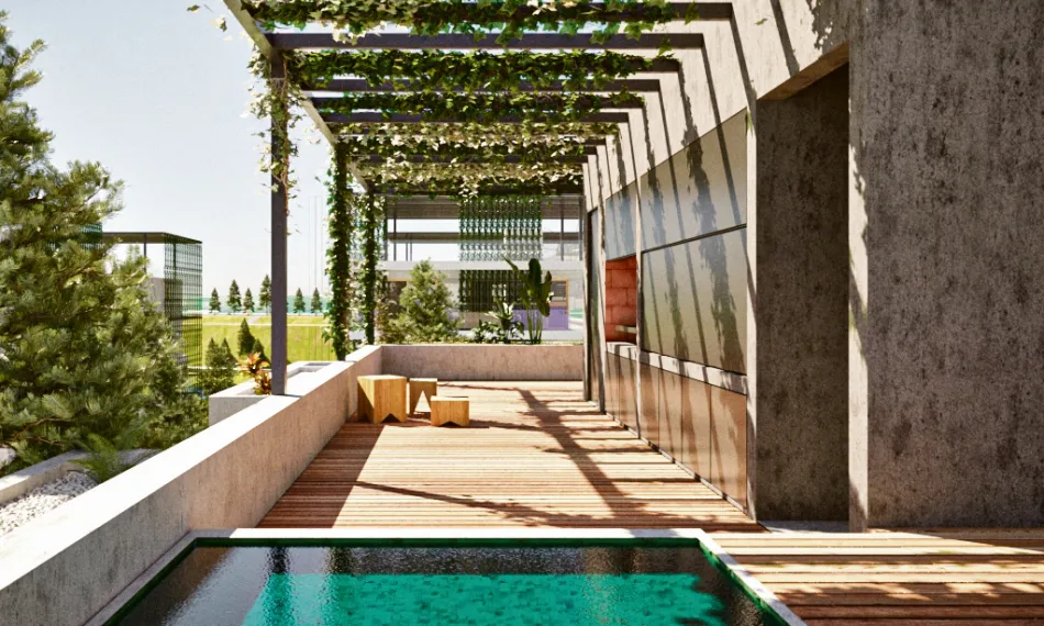 Primeras viviendas en cantera