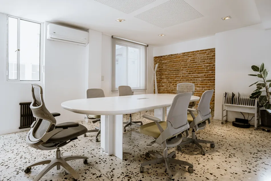 Una oficina de estilo