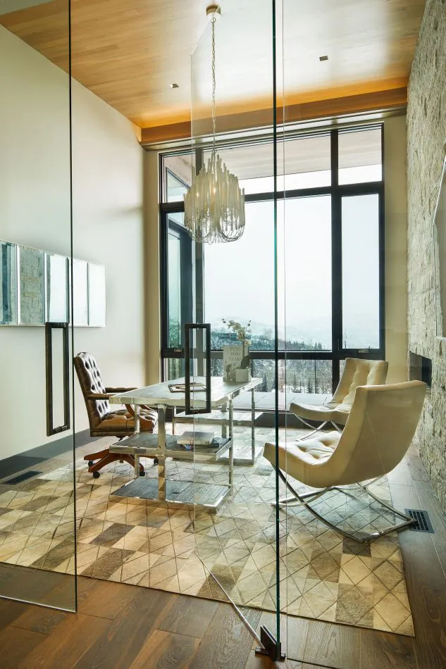 En una escena de montaña