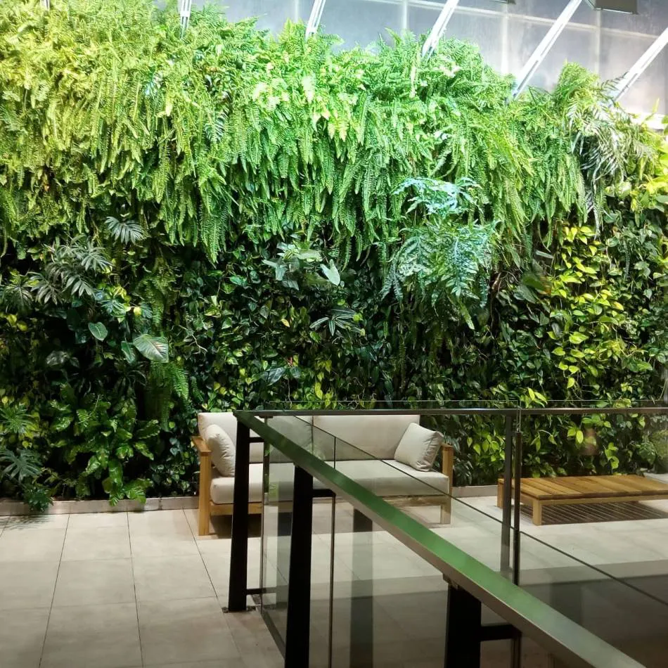 Jardines verticales: todo a favor