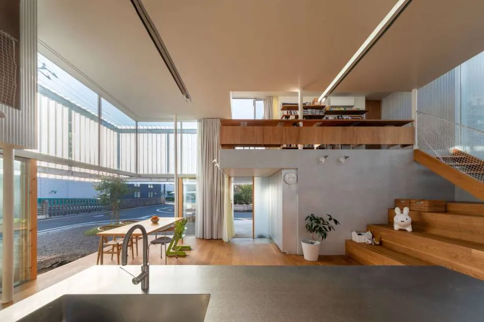 Una casa tráslucida