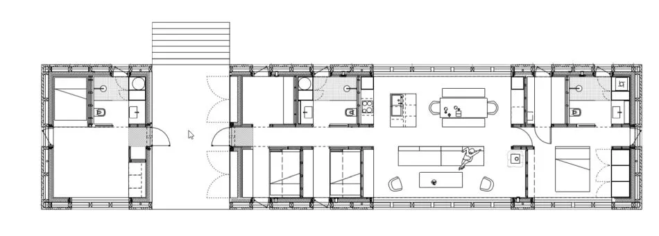 Una cabaña de montaña