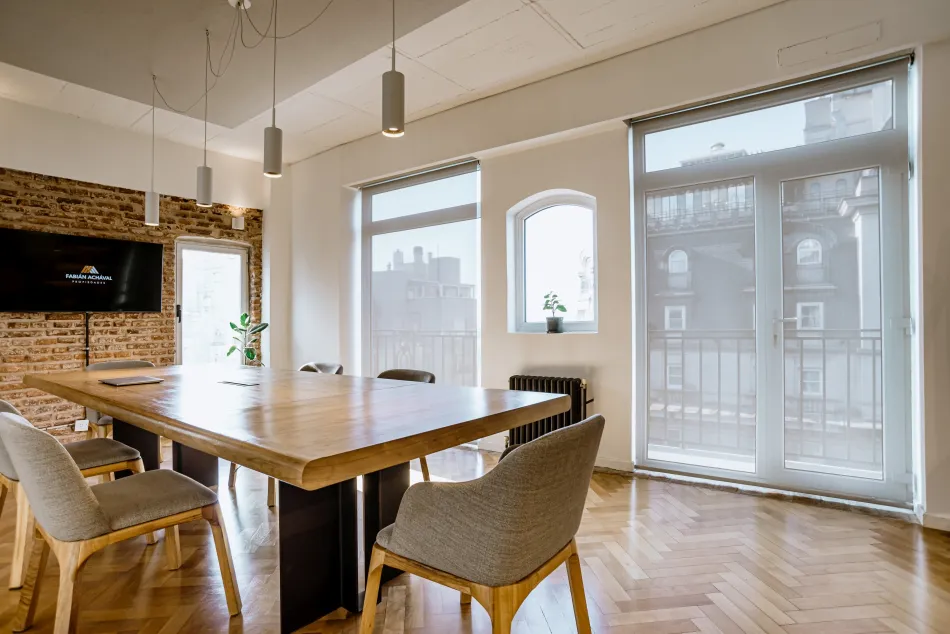 Una oficina de estilo